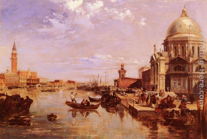 Edward Pritchett A View of the San Giorgio Church and the Grand Canal